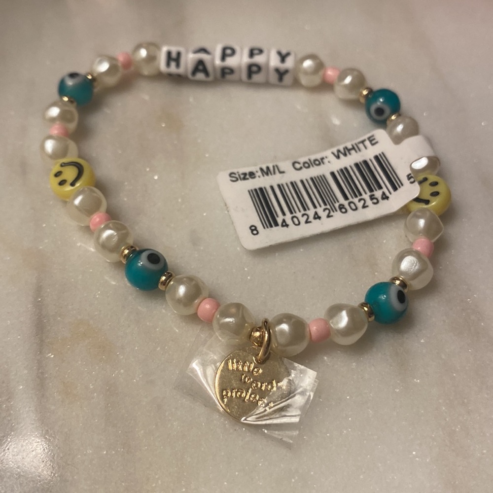 Little Words Project “Happy” Bracelet - Picture 2 of 2
